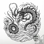 Tattoo design a scorpio scorpion, its body ma… – style Jaeger Mini – tattoo sketch (18.11.2025 09:02)