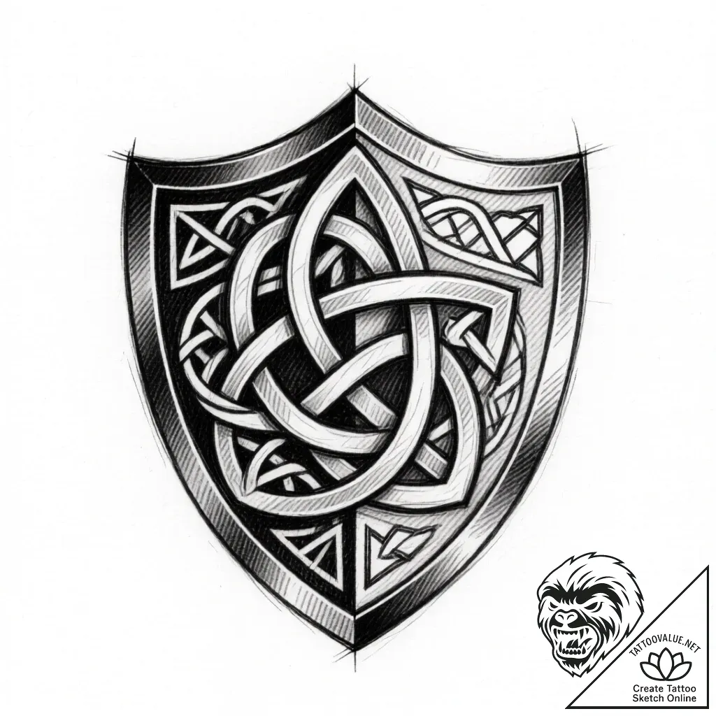 р“сђсѓрїрїр° 13: рўрёрјрірѕр»с‹ р—р°с‰рёс‚с‹... - style Flux Inscriptions - tattoo sketch (18.11.2025 12:27)