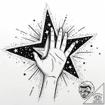 Tattoo sketch a hand reaching for a star thro… – style Jaeger Mini – tattoo sketch (18.11.2025 14:38)