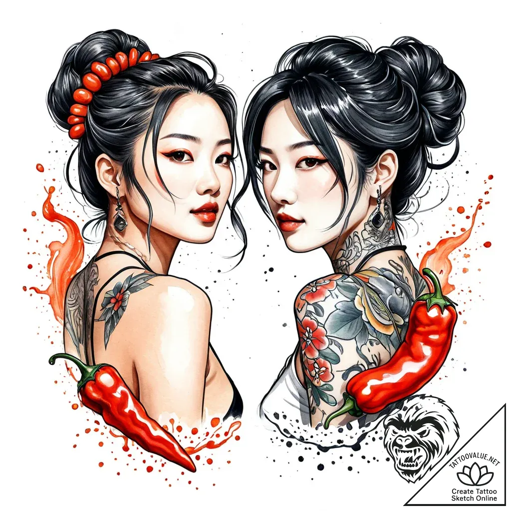 Tattoo sketch, doctor atsuko chiba and paprik... - style Jaeger Mini - tattoo sketch (18.11.2025 16:14)