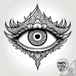 Tattoo design a gamer’s eye with a pixelated… – style Jagger Old – tattoo sketch (18.11.2025 18:05)