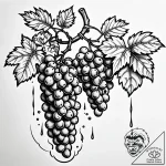 Tat tattoo sketch, grapevine winding around w… – style Jaeger Simple – tattoo sketch (18.11.2025 20:05)