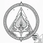 Tattoo sketch libra’s glyph balanced on a sin… – style Jagger Old – tattoo sketch (19.11.2025 00:45)