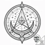 Tattoo sketch a sagittarius archer aiming at… – style Jagger Old – tattoo sketch (19.11.2025 06:05)