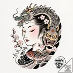 Tat tattoo sketch, makeup artist’s eyeshadow… – style Flux Inscriptions – tattoo sketch (19.11.2025 06:25)