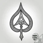 134. tattoo design: a minimalist “klad” rune,… – style Jagger Old – tattoo sketch (19.11.2025 11:25)