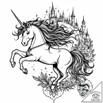 Tattoo sketch, ian riding magical unicorn, dr… – style Jaeger Mini – tattoo sketch (19.11.2025 18:45)