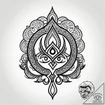 Tat tattoo sketch, ornate calligraphy script… – style Jagger Old – tattoo sketch (20.11.2025 01:44)