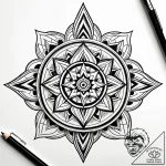 Phone screen with ‘1 new message’ notificatio… – style Jaeger Simple – tattoo sketch (20.11.2025 07:45)