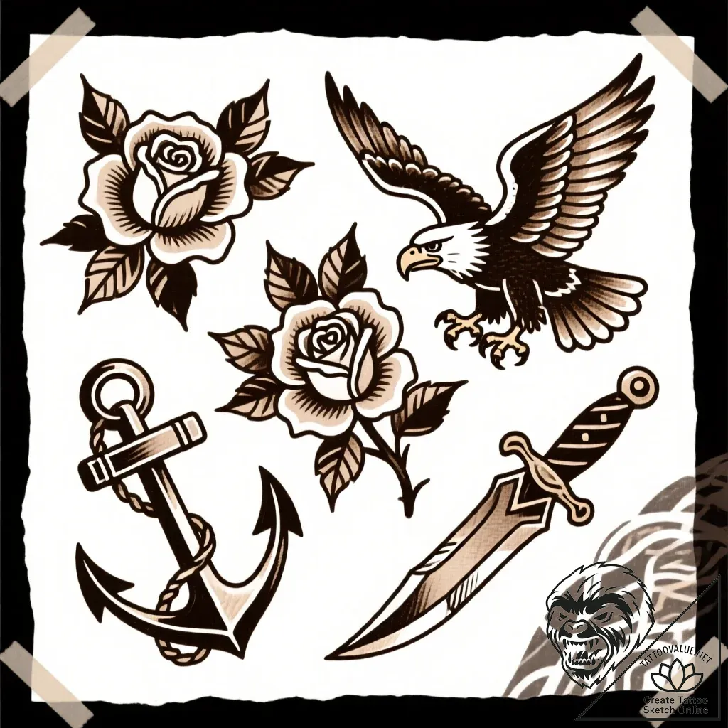 р“сђсѓрїрїр° 15: abstract & artistic interpre... - style Flux Inscriptions - tattoo sketch (20.11.2025 08:45)