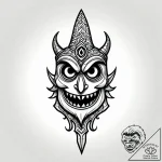 гадкий я (despicable me, 2010), tattoo sketch… – style Jagger Old – tattoo sketch (20.11.2025 11:05)