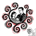 Tattoo design a galaxy swirl that branches of… – style Flux Inscriptions – tattoo sketch (20.11.2025 19:05)