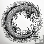 Tattoo design: a kolovrat with interwoven pat… – style Jaeger Simple – tattoo sketch (20.11.2025 22:04)