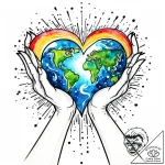 Tat tattoo sketch, volunteer hands holding he… – style Jaeger Mini – tattoo sketch (21.11.2025 06:24)