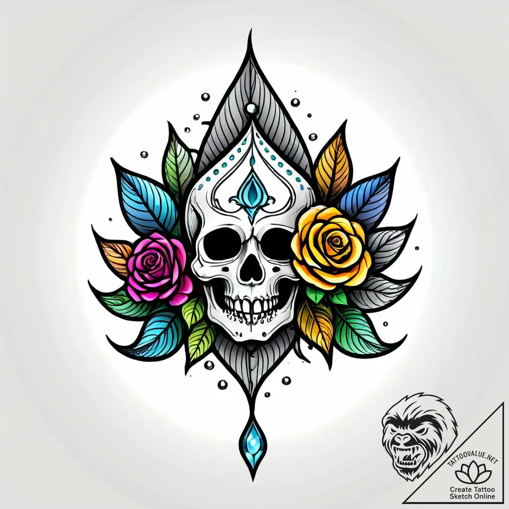 Tat tattoo sketch, hyperrealistic leaf covere... - style Jagger Old - tattoo sketch (21.11.2025 06:45)