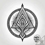 82. tattoo design: a “krada” rune integrated… – style Jagger Old – tattoo sketch (21.11.2025 09:25)