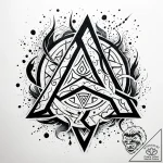 135. tattoo sketch: “klad” rune surrounded by… – style Jaeger Simple – tattoo sketch (21.11.2025 10:05)