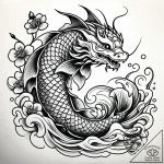 Tattoo design a tiny, playful monster or crea… – style Jaeger Simple – tattoo sketch (21.11.2025 14:04)