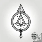 Tattoo sketch a sagittarius arrow, very fine… – style Jagger Old – tattoo sketch (22.11.2025 03:44)