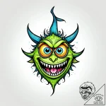 Eskiz.to, tattoo sketch, mike making funny fa… – style Jagger Old – tattoo sketch (22.11.2025 06:25)