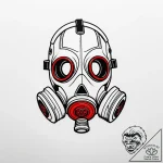 Tattoo sketch a minimalist gas mask silhouett… – style Jaeger Simple – tattoo sketch (22.11.2025 08:25)