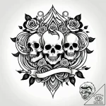 Tattoo sketch an abstract representation of w… – style Jagger Old – tattoo sketch (22.11.2025 17:05)