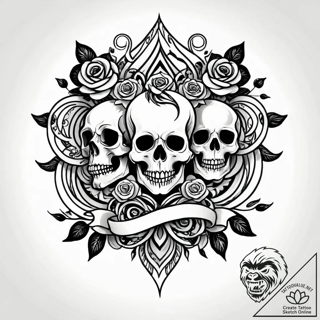 Tattoo sketch an abstract representation of w... - style Jagger Old - tattoo sketch (22.11.2025 17:05)