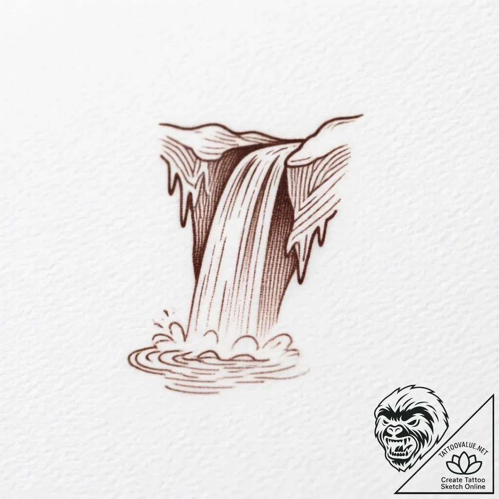 Avalanche frozen in motion, tattoo sketch des... - style Flux Inscriptions - tattoo sketch (22.11.2025 21:05)