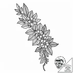 Tattoo sketch a delicate lace pattern wrappin… – style Jaeger Mini – tattoo sketch (23.11.2025 04:25)