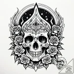 Onyx relic devouring celestial flame, tattoo… – style Jaeger Simple – tattoo sketch (23.11.2025 13:24)