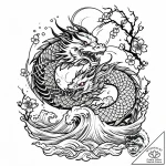 Tattoo design a small pixelated ghost linewor… – style Jaeger Mini – tattoo sketch (23.11.2025 15:04)