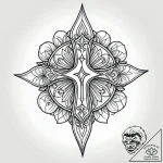 Tat tattoo sketch, model’s silhouette framed… – style Jagger Old – tattoo sketch (23.11.2025 16:45)