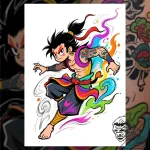 Tattoo sketch, spirited away chihiro walking… – style Flux Inscriptions – tattoo sketch (23.11.2025 22:46)