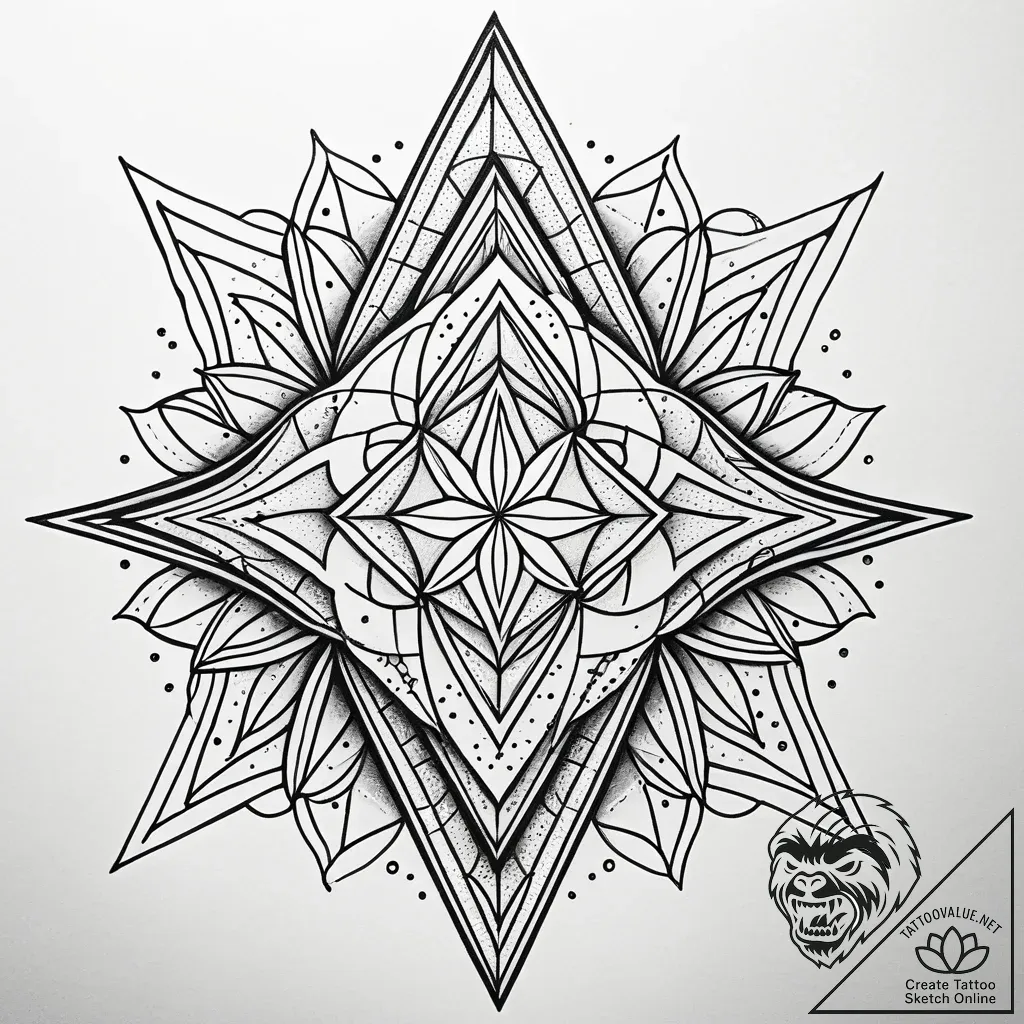 Tattoo design a subtle "glow" emanating from... - style Jaeger Simple - tattoo sketch (23.11.2025 23:00)