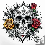 Tattoo sketch, photographer camera lens with… – style Jaeger Simple – tattoo sketch (23.11.2025 23:37)