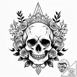 Tat tattoo sketch, wildflower bouquet painted… – style Jagger Old – tattoo sketch (24.11.2025 01:19)