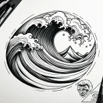 Tattoo design an abstract representation of a… – style Jaeger Simple – tattoo sketch (24.11.2025 01:48)