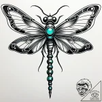 Mechanical dragonfly, tattoo flash sheet desi… – style Jaeger Simple – tattoo sketch (24.11.2025 02:12)