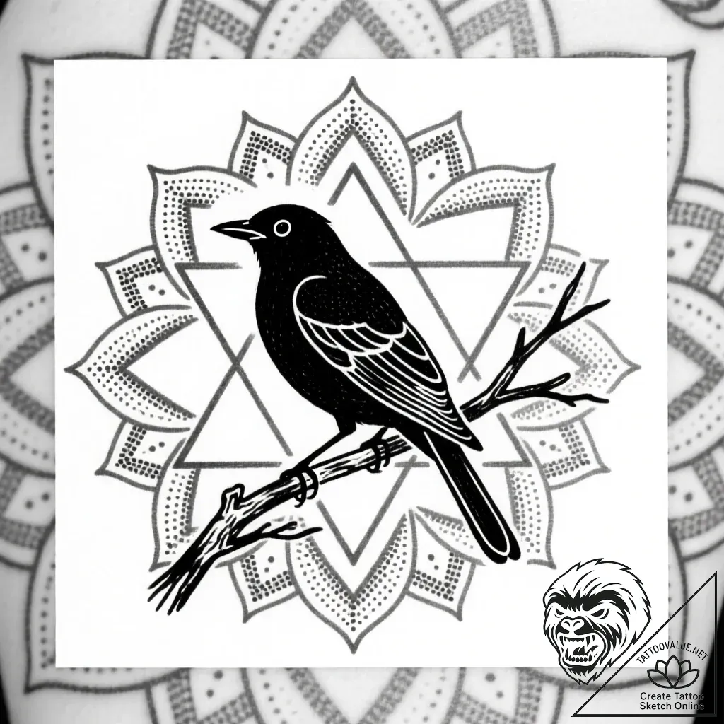 Tattoo design a whisper-thin silhouette of a... - style Flux Inscriptions - tattoo sketch (24.11.2025 02:34)