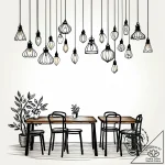 Tat tattoo sketch, cozy café interior with ha… – style Jagger Old – tattoo sketch (24.11.2025 02:43)
