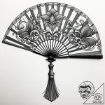 Tattoo design a small, ornate fan., concept a… – style Jaeger Simple – tattoo sketch (24.11.2025 02:48)