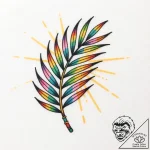 Tat tattoo sketch, light rays piercing throug… – style Flux Inscriptions – tattoo sketch (24.11.2025 03:34)