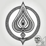 86. tattoo sketch: the rune “treba,” depicted… – style Jagger Old – tattoo sketch (24.11.2025 03:43)