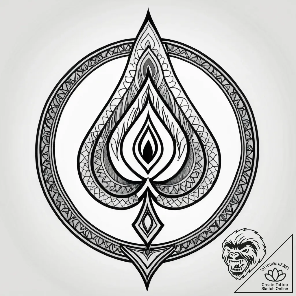 86. tattoo sketch: the rune "treba," depicted... - style Jagger Old - tattoo sketch (24.11.2025 03:43)