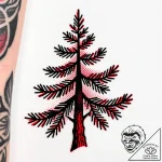Spruce, tattoo line art, linework tattoo styl… – style Flux Inscriptions – tattoo sketch (24.11.2025 05:10)