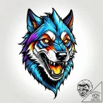 Tat tattoo sketch, werewolf mid-transformatio… – style Jagger Old – tattoo sketch (24.11.2025 05:19)