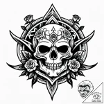 Tattoo sketch a “game on” message in neon lig… – style Jagger Old – tattoo sketch (24.11.2025 05:31)