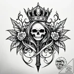 Necromancerр в р’в р в рір‚в р в р’в р р†р вђ… – style Jaeger Simple – tattoo sketch (24.11.2025 05:49)