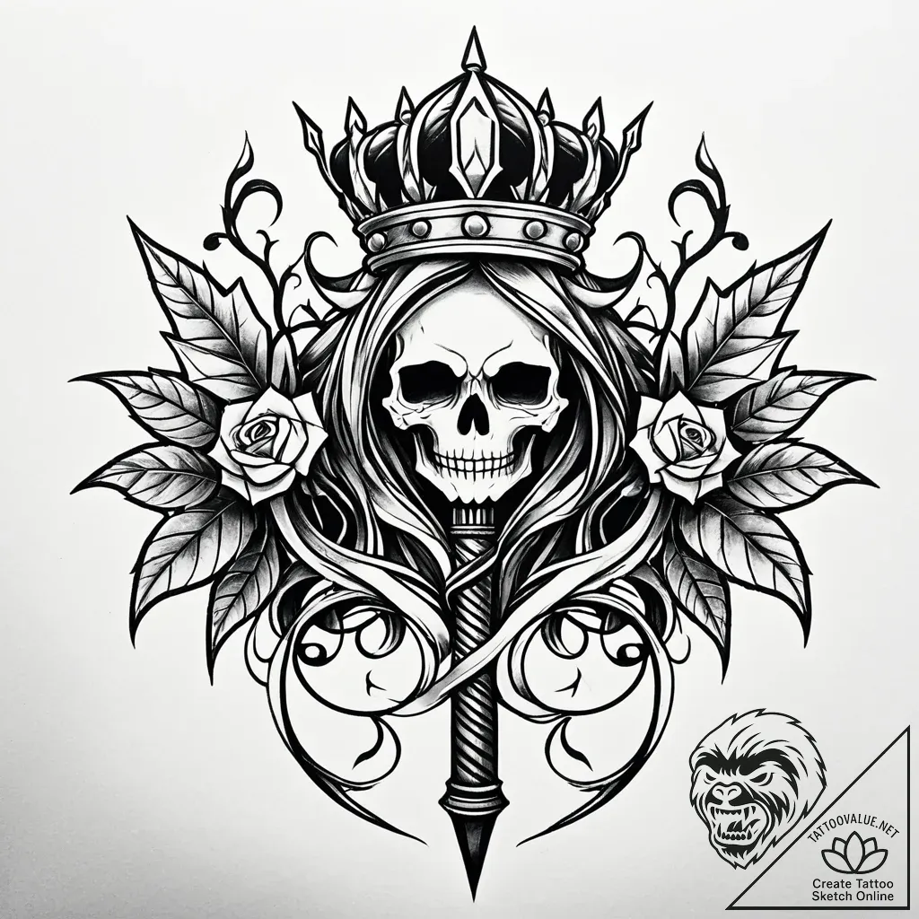 Necromancerр в р’в р в рір‚в р в р’в р р†р вђ... - style Jaeger Simple - tattoo sketch (24.11.2025 05:49)