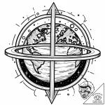 A view of the earth from the international sp… – style Jaeger Mini – tattoo sketch (24.11.2025 07:16)
